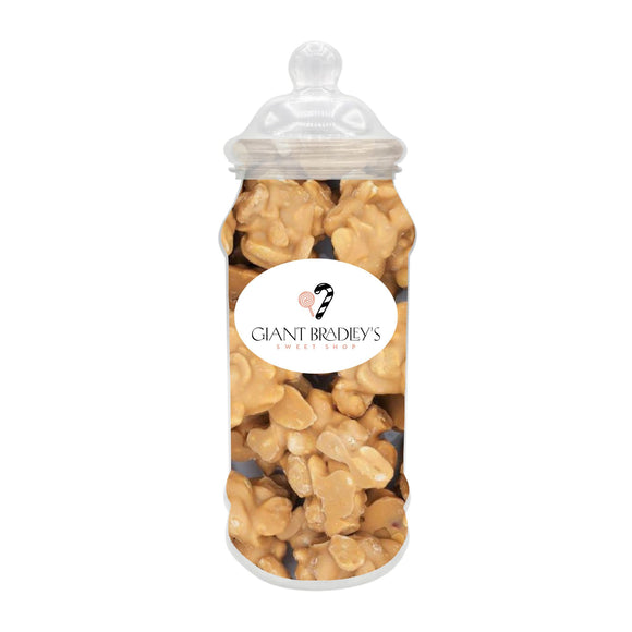 Caramel and Sea Salt Peanut Clusters