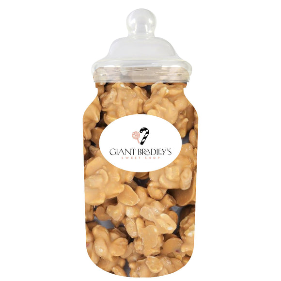 Caramel and Sea Salt Peanut Clusters