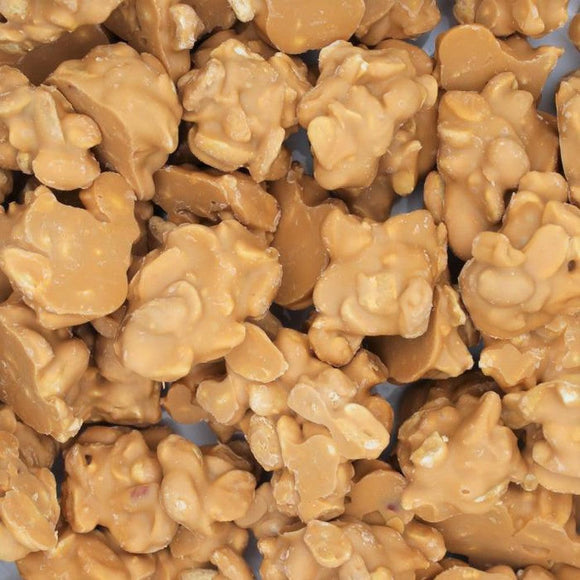 Caramel and Sea Salt Peanut Clusters