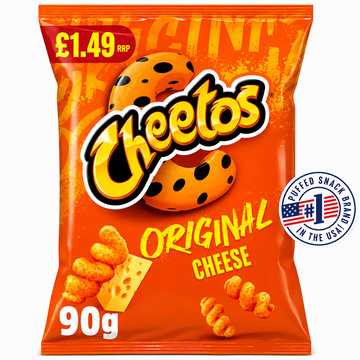 Cheetos Twisted Cheese Corn Puffs Sharing Crisps 90g PMP