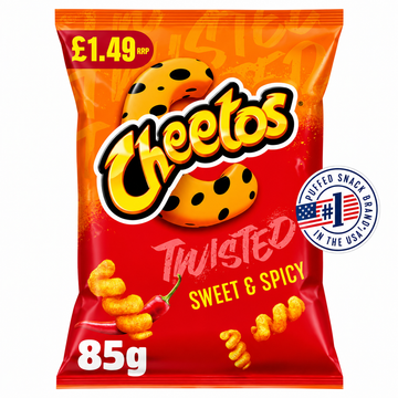 Cheetos Twisted Sweet & Spicy Flamin' Hot 85g PMP