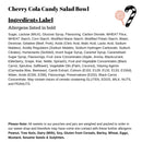 Cherry Cola Candy Salad Bowl