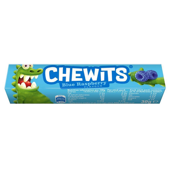 Chewits Blue Raspberry Flavour 30g