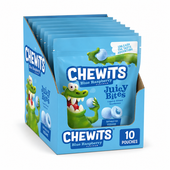 Chewits Blue Raspberry Juicy Bites 115g
