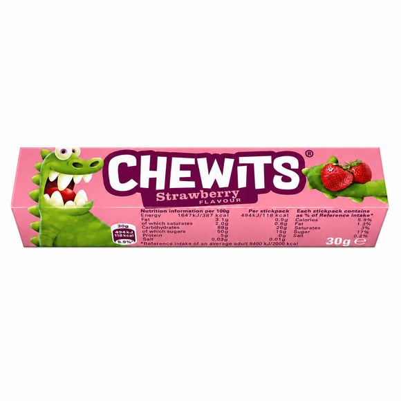Chewits Strawberry Flavour 30g