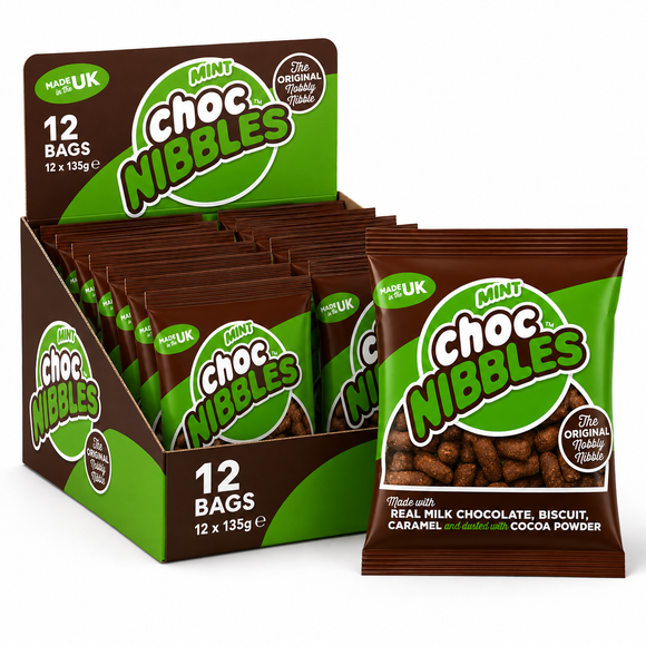 Choc Nibbles Mint Bags 150g