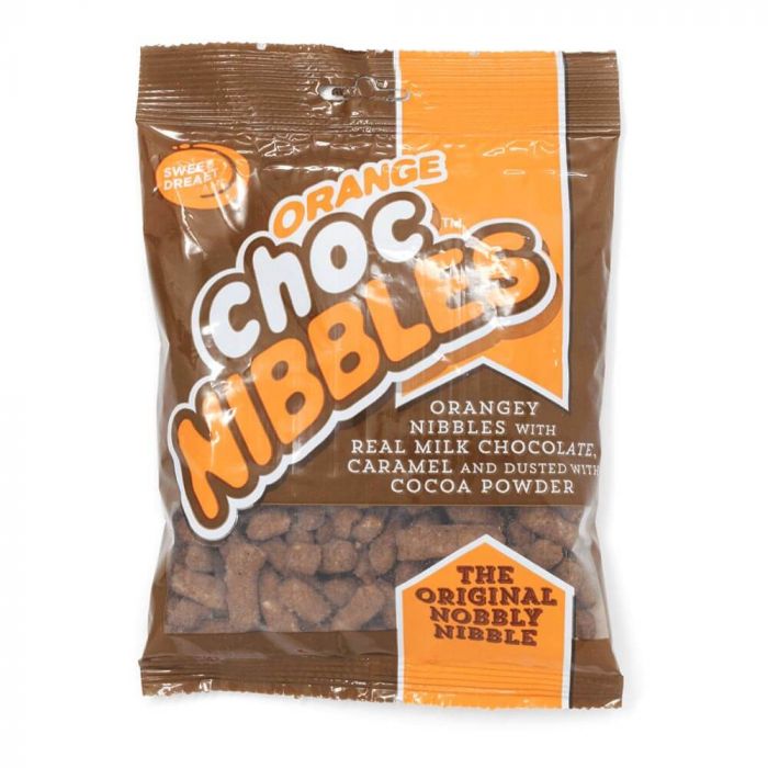 Choc Nibbles Orange Bags 150g