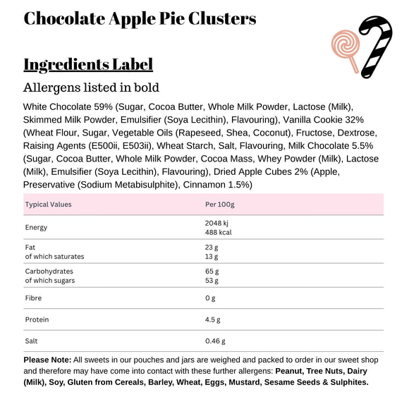Chocolate Apple Pie Clusters