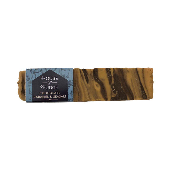 Chocolate, Caramel & Seasalt Gourmet Fudge Bar by House of Fudge 200g