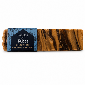 Chocolate, Caramel & Seasalt Gourmet Fudge Bar by House of Fudge 200g