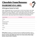 Chocolate Foam Bananas