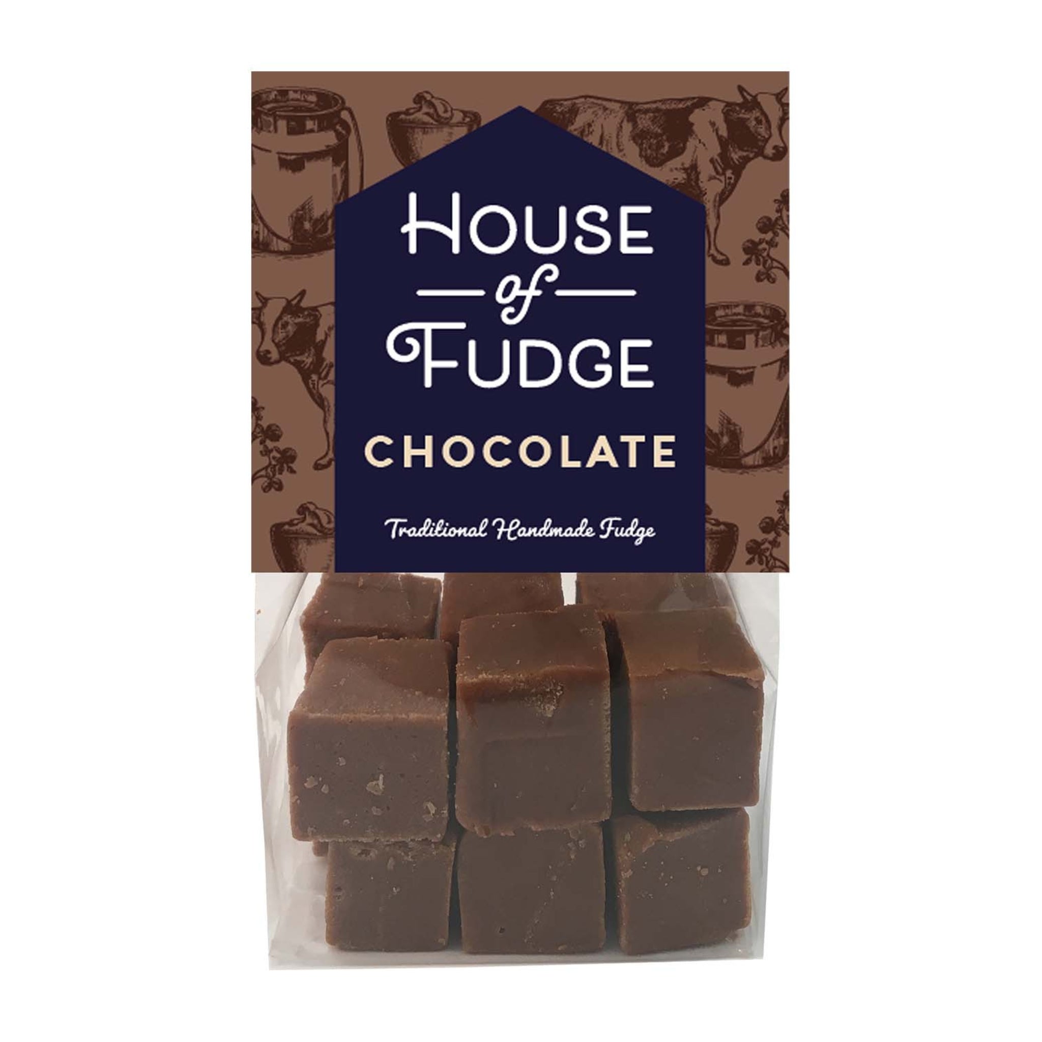 Chocolate Gourmet Fudge Bag by House of Fudge 150g