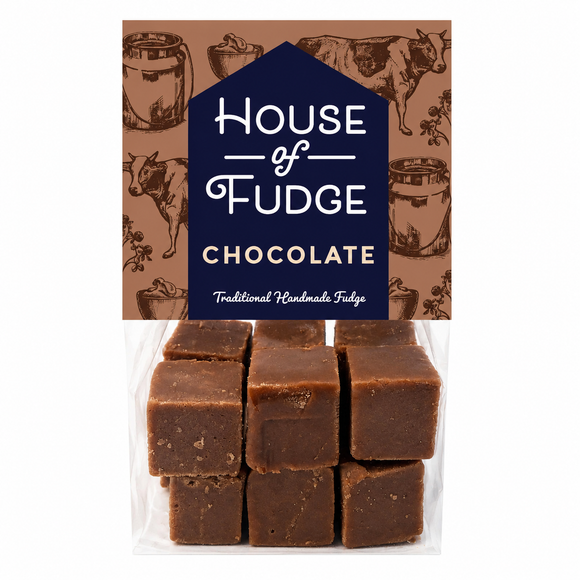 Chocolate Gourmet Fudge Bag by House of Fudge 150g