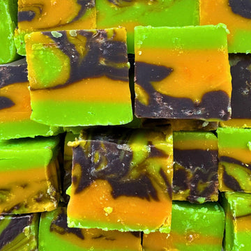 Chocolate Honey Pistachio Fudge