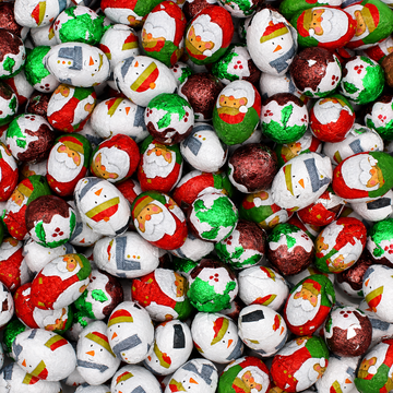 Christmas Foiled Chocolate Shapes