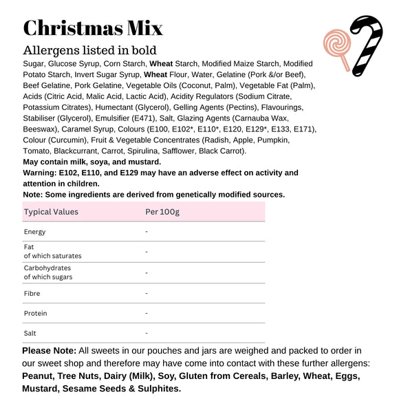 Christmas Sweets Pouch Perfect For Parties & Corporate Events