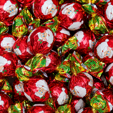Christmas Santa Twists Milk Chocolate with Creme Filling