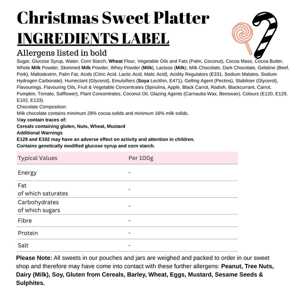 Christmas Sweet Platter 1.2kg