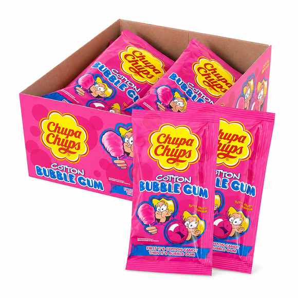 Chupa Chups Cotton Candy Bubble Gum