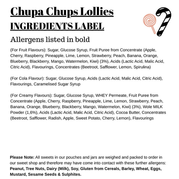 Chupa Chups Lollies