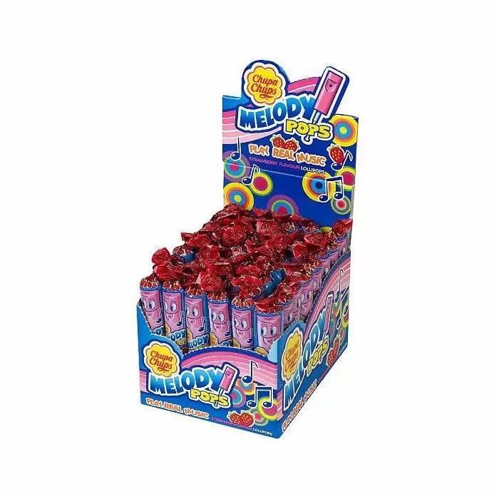 Chupa Chups Melody Pops Strawberry Flavour Lollipops 15g