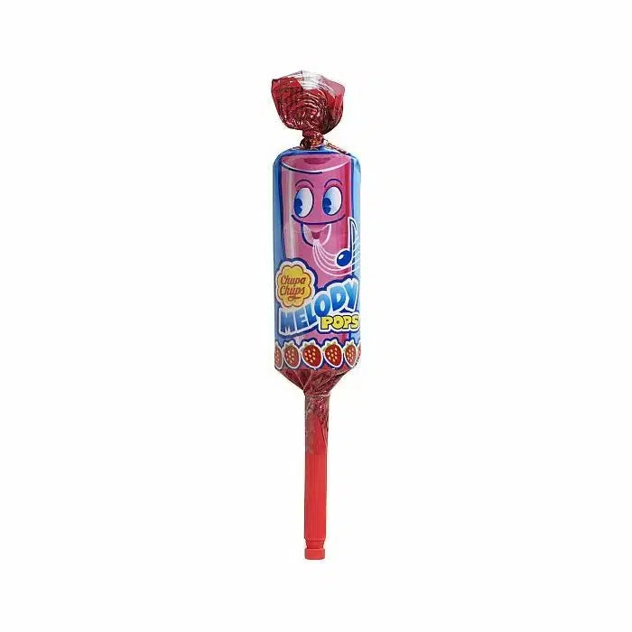 Chupa Chups Melody Pops Strawberry Flavour Lollipops 15g
