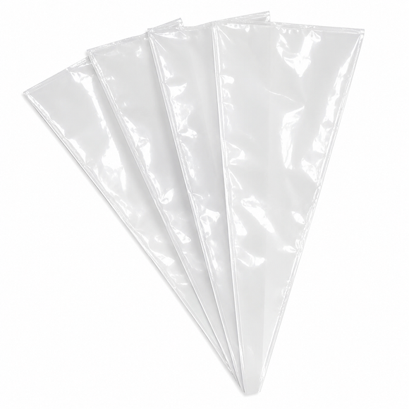 Clear Sweet Cone Bags x 50 Pack (Empty)