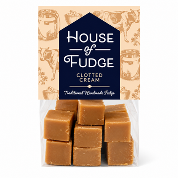 Clotted Cream Gourmet Fudge Bag by House of Fudge 150g
