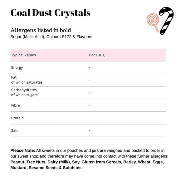 Coal Dust Crystals