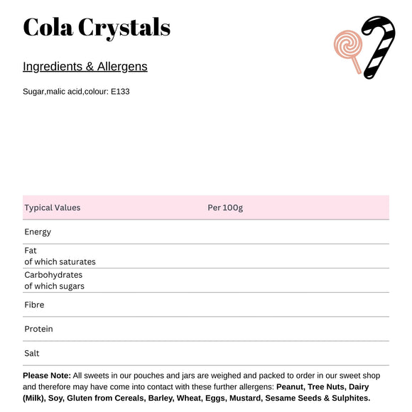 Cola Crystals