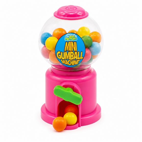 Crazy Candy Factory Assorted Flavour Gumball Machine 35g