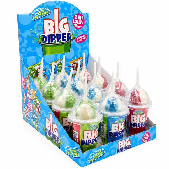 Crazy Candy Factory Big Dipper Lollipop & Sherbet Dip