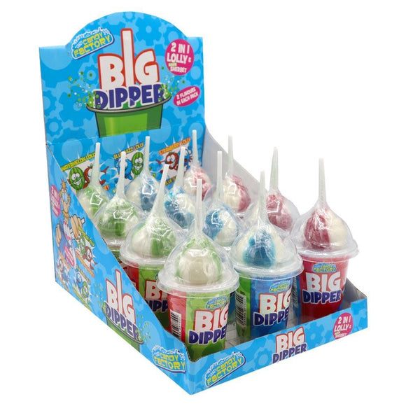 Crazy Candy Factory Big Dipper Lollipop & Sherbet Dip