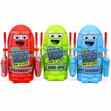 Crazy Candy Factory Robo Pop Dip N Lick 40g