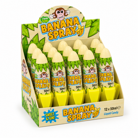 Crazy Candy Factory Sour Banana Spray 50ml