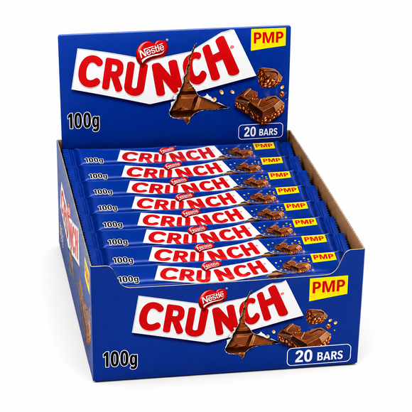 Crunch Milk Chocolate Sharing Bar 100g PMP