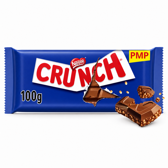 Crunch Milk Chocolate Sharing Bar 100g PMP
