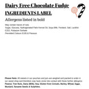 Dairy Free Chocolate Fudge