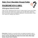 Dairy Free Chocolate Orange Fudge