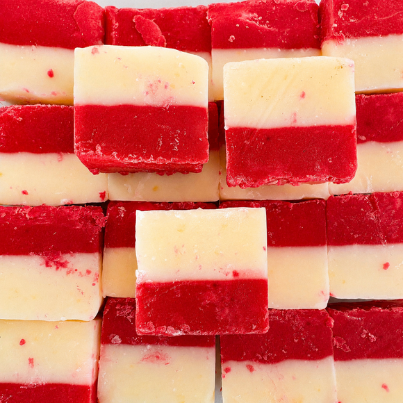 Dairy Free Strawberries & Cream Fudge