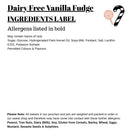 Dairy Free Vanilla Fudge