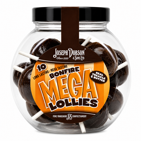 Dobsons Bonfire Mega Lollies Gift Jar 250g