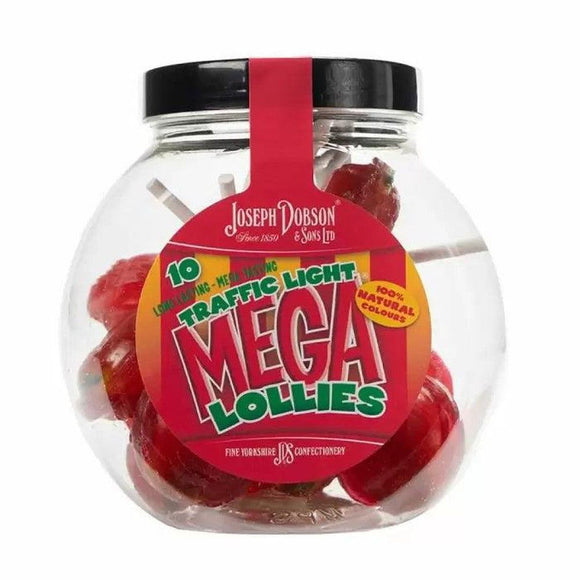 Dobsons Traffic Light Mega Lollies Gift Jar 225g