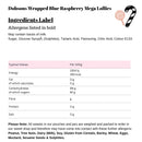 Dobsons Wrapped Blue Raspberry Mega Lollies