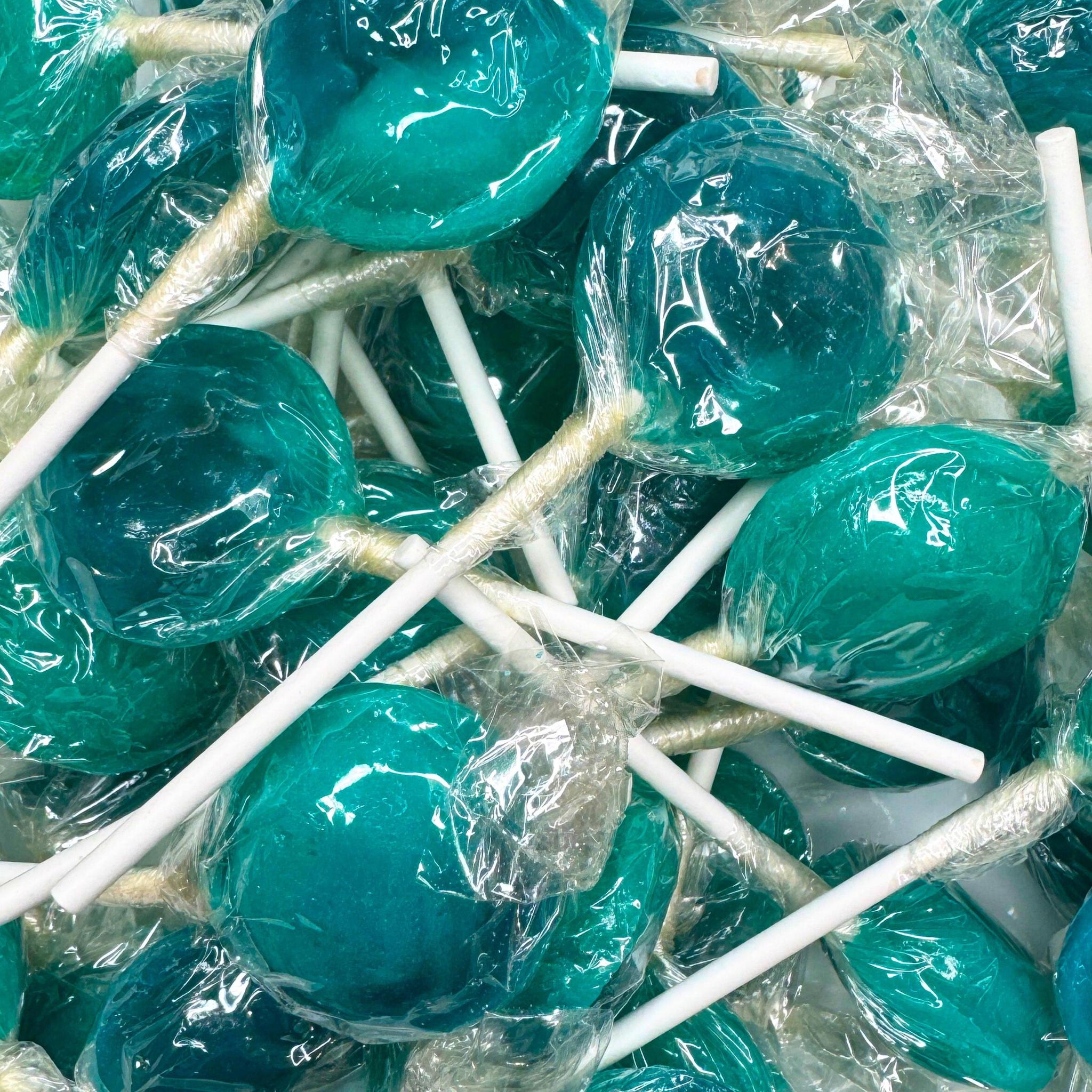 Blue Raspberry Mega Te Dobsons Wrapped Blue Raspberry Mega Lollies – Giant Bradley's Online ...