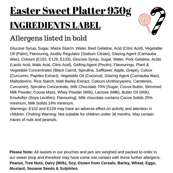 Easter Sweet Platter 950g