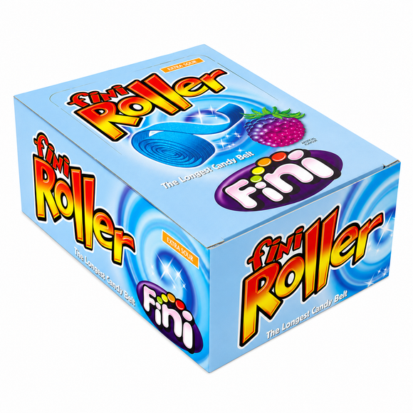 Fini Fizzy Raspberry Rollers 20g