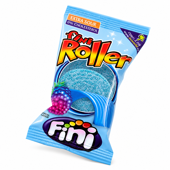 Fini Fizzy Raspberry Rollers 20g