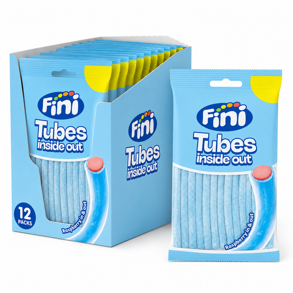 Fini Raspberry inside out Tubes 140g PMP
