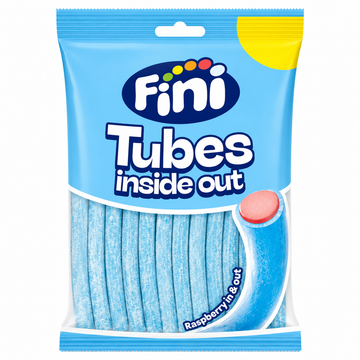Fini Raspberry inside out Tubes 140g PMP
